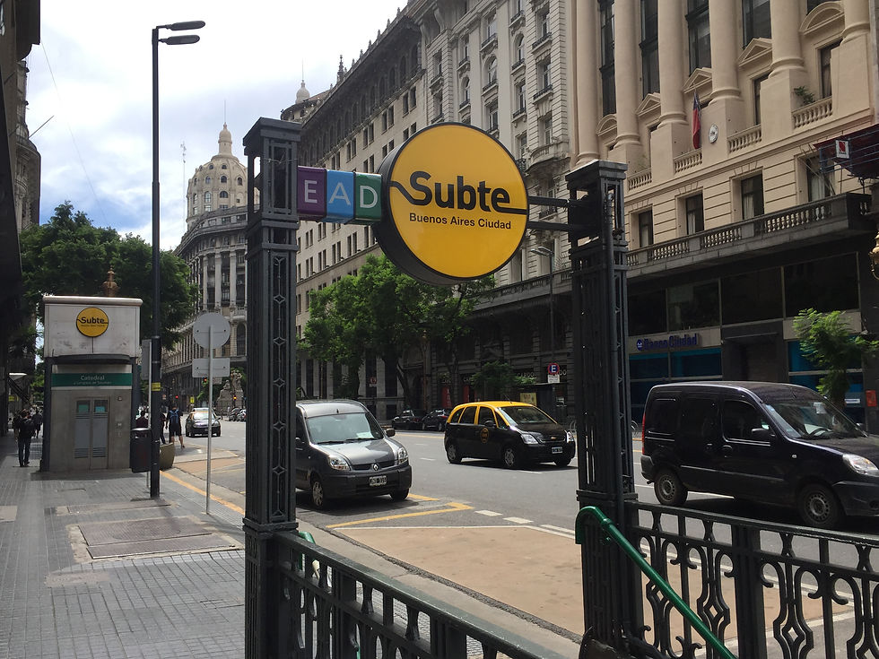 Métro à Buenos Aires