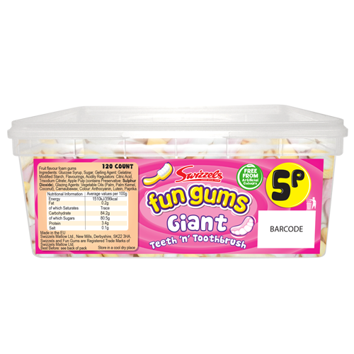 Swizzels Fungums Teeth n Toothbrush