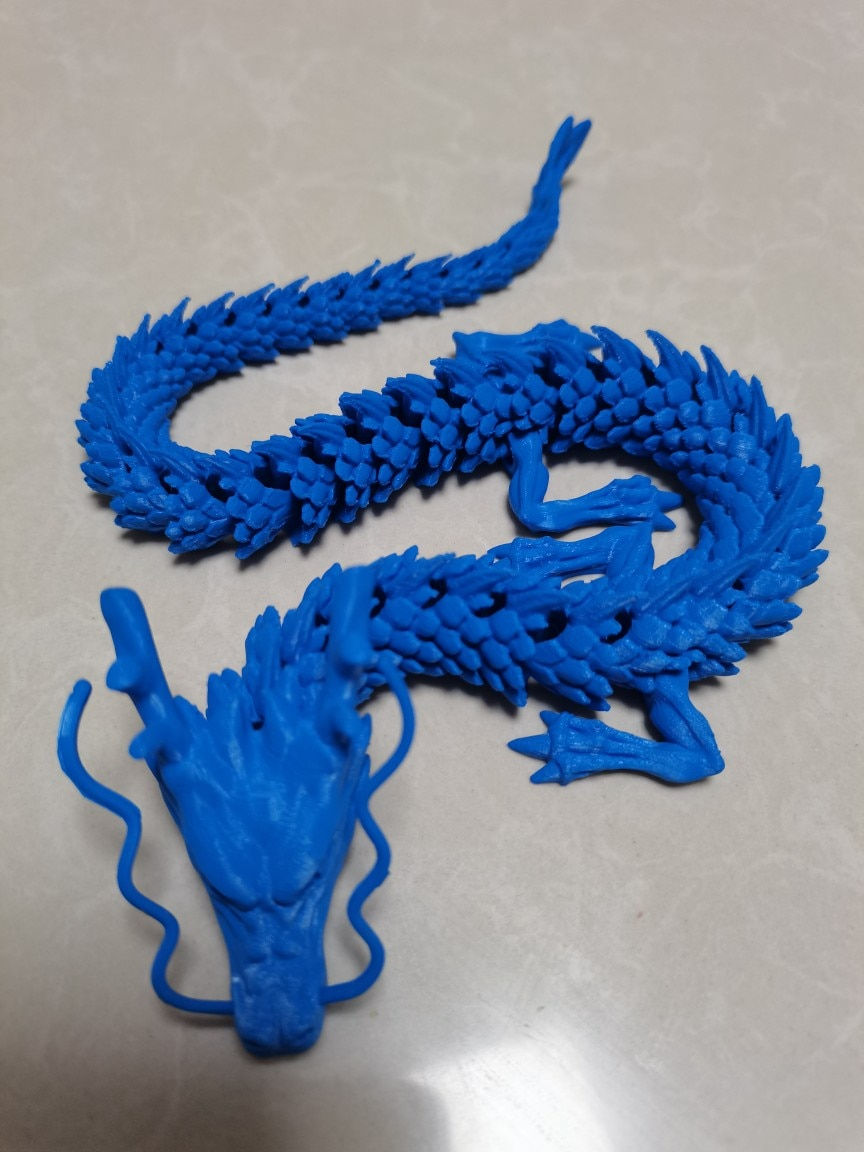 Thumbnail: 3D PLA Silk Printed Chinese Dragon 