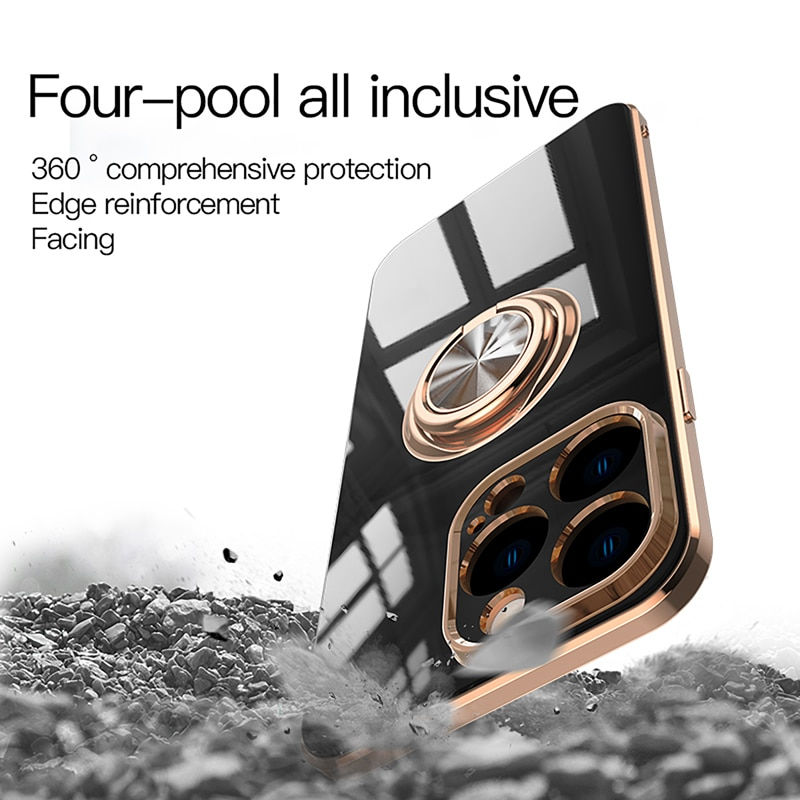 Thumbnail: Luxury Plating Magnetic Case For iPhone