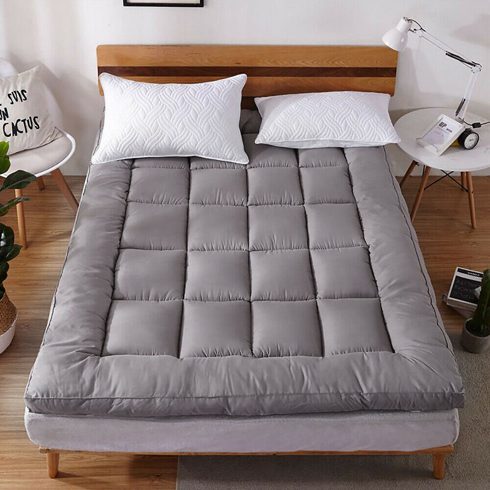 Thumbnail: Mattress Topper Pad Quilted Mattress Cover