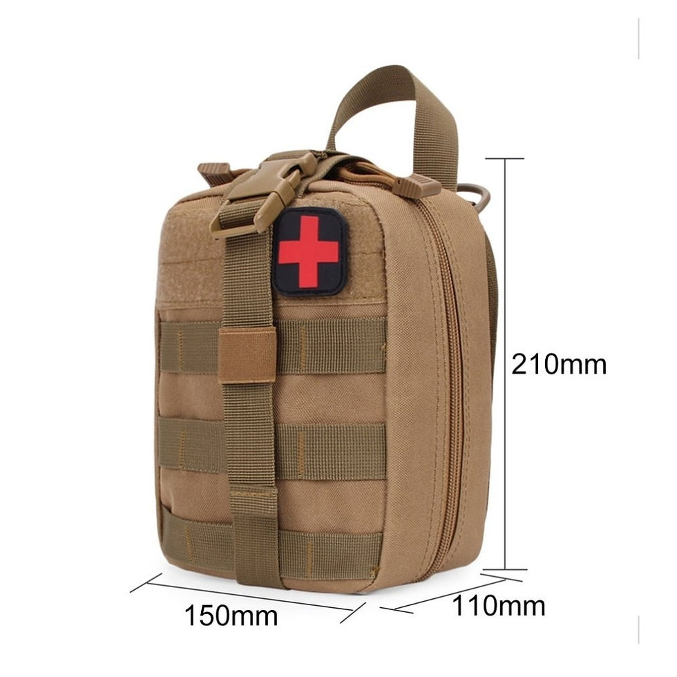 Thumbnail: Tactical Bag Survival Pouch Outdoor Medical Box Large Size