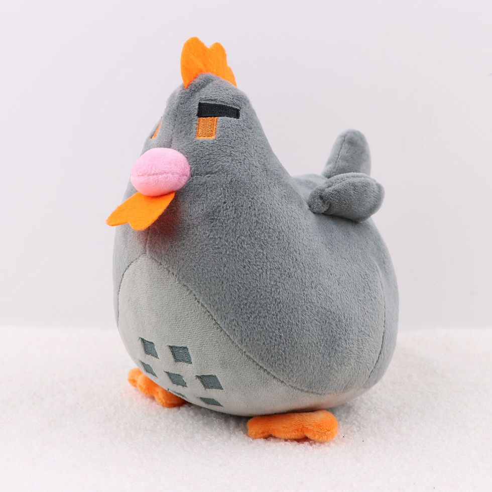 Thumbnail: 7.8 Inch Stardew Valley Chicken Plush Toy