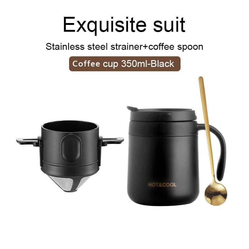 Thumbnail: 304 Stainless Steel Double-layer Foldable Coffee Filter\Tea Infuser Dripper