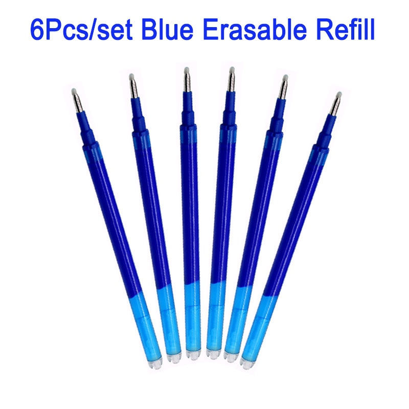 Thumbnail: 8Pcs/Set Erasable Gel Pen 0.7mm 0.5mm Bullet Tip
