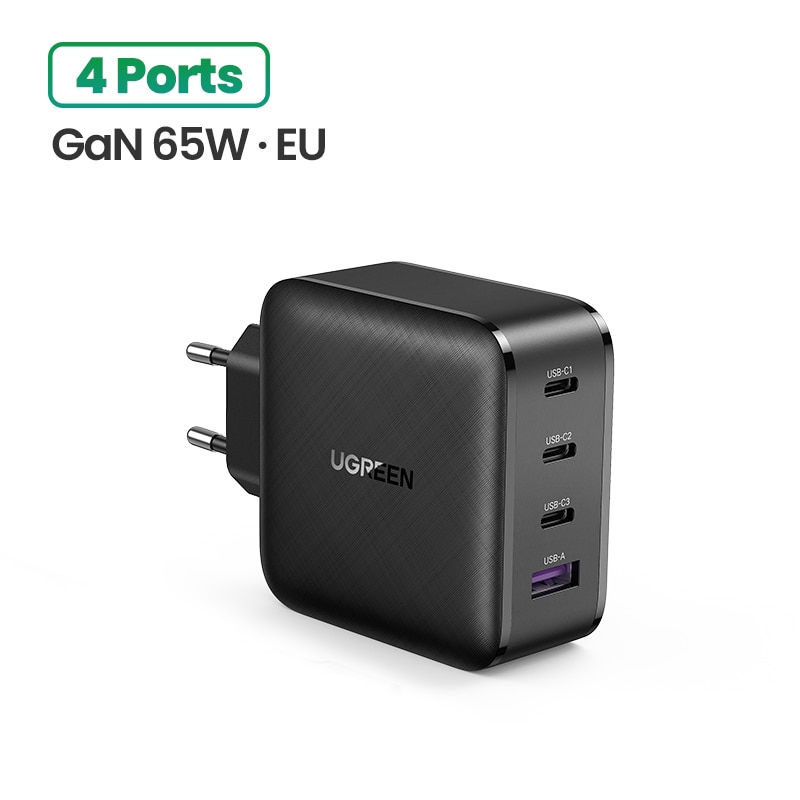 Thumbnail: UGREEN 65W GaN Charger Quick Charge 
