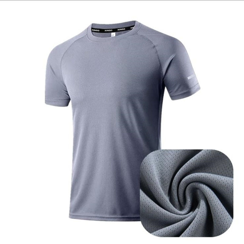 Thumbnail: Ice Silk Short Sleeve O-neck T-shirt