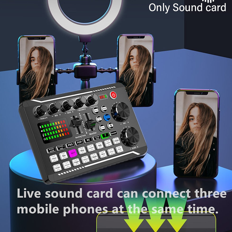 Thumbnail: Sound Card 16 Sound Effects Noise Reduction Mixers