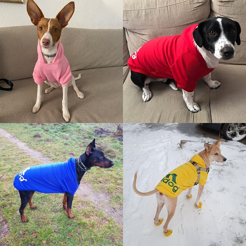 Thumbnail: Warm Fleece Dog Hoodies