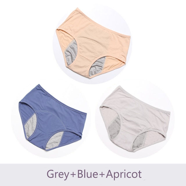 Thumbnail: 3pcs Menstrual Panties