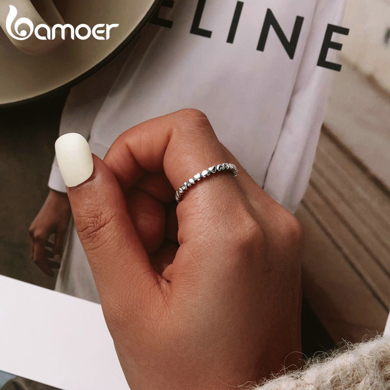 Thumbnail: 925 Sterling Silver Stackable Ring