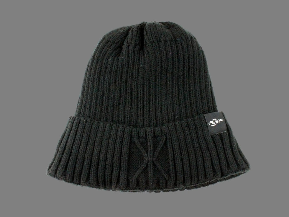 Thumbnail: Fear0 NJ Warmest Watch Cap Black Plush Insulated Tactical Beanie Hat