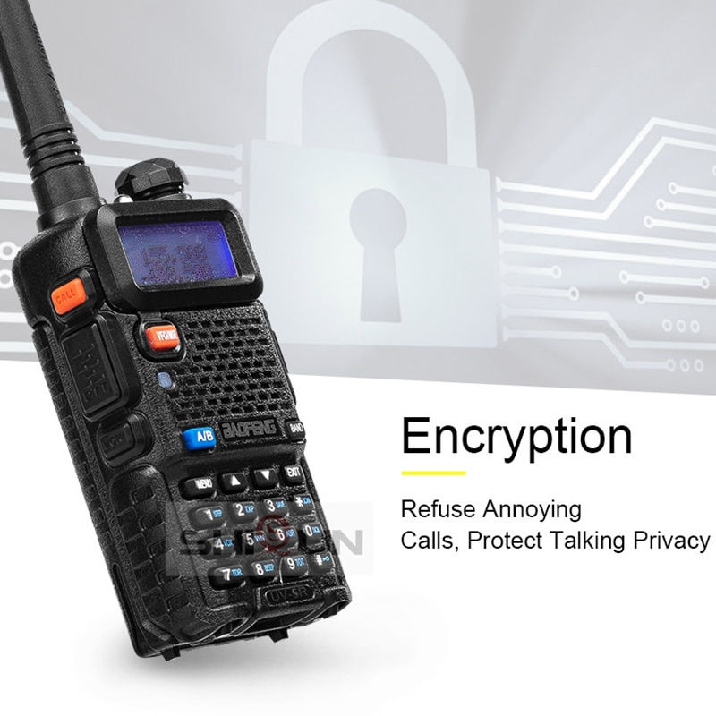 Thumbnail: UV-5R Walkie Talkie Military 10 km Baofeng uv5r 