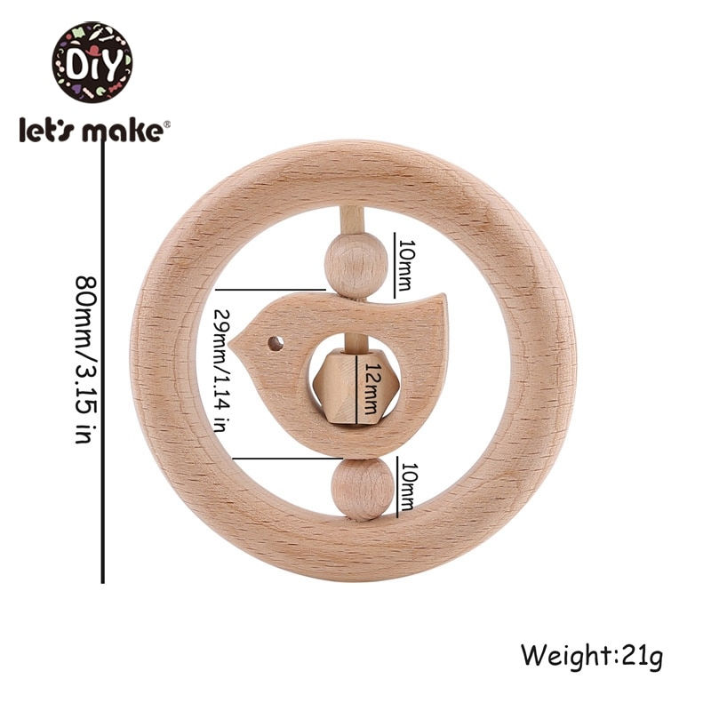 Thumbnail: Let's Make 1pc Baby Toys Silicone Baby Teether