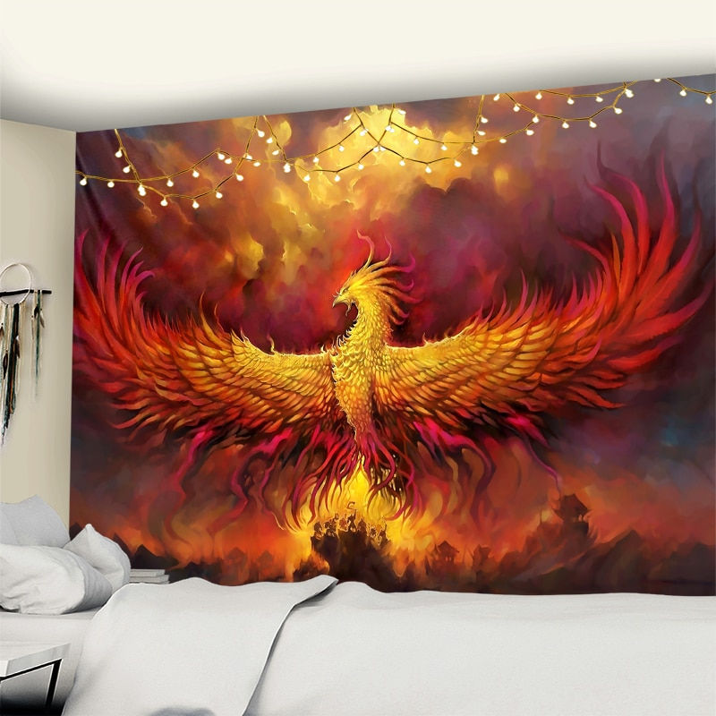 Thumbnail: Psychedelic Death Mushroom Tapestry 