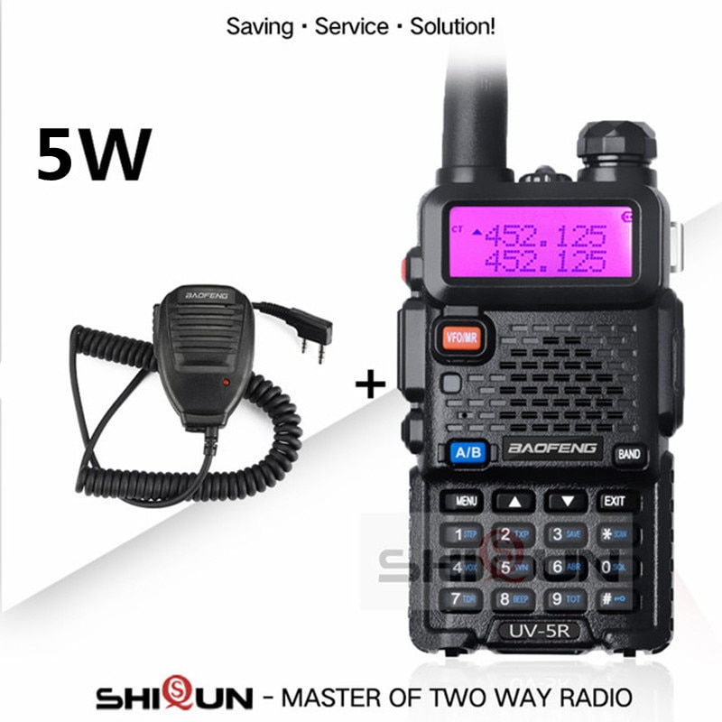 Thumbnail: UV-5R Walkie Talkie Military 10 km Baofeng uv5r 