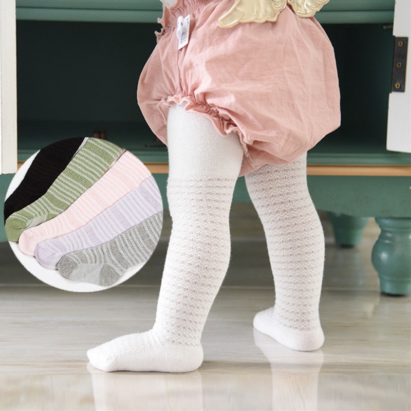 Thumbnail: Mesh Thin Infant Baby Pantyhose