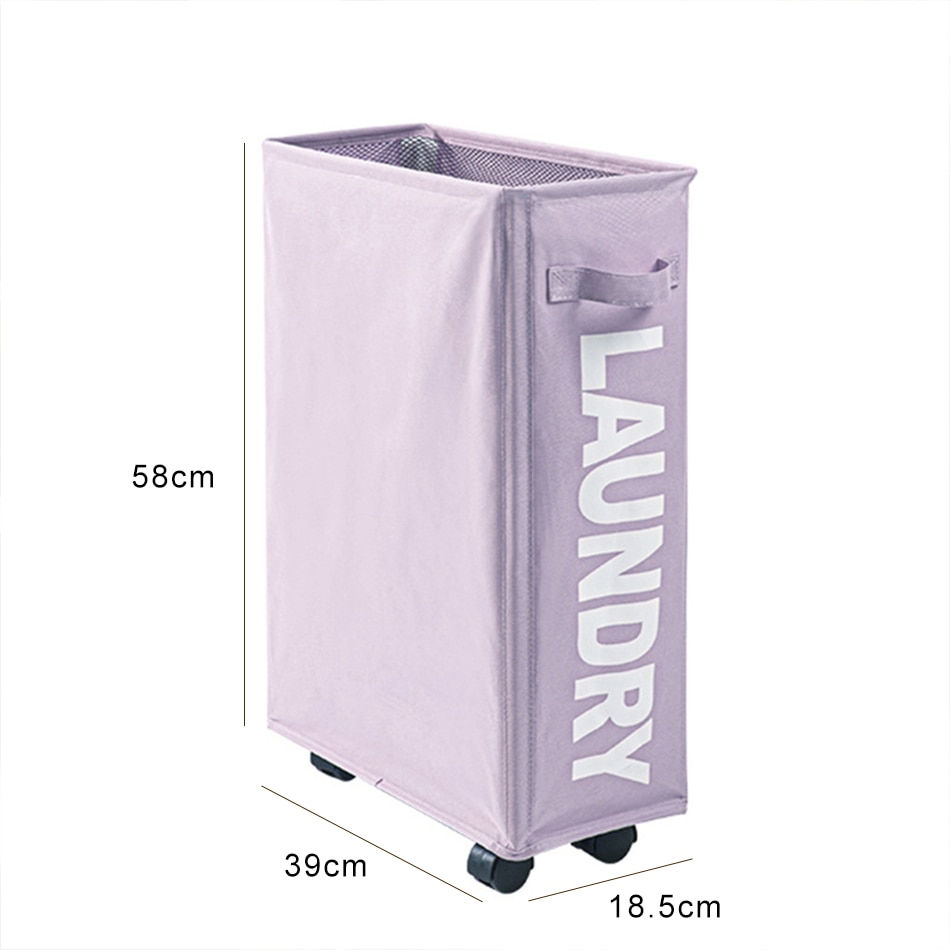 Thumbnail: Household Rolling Laundry Hamper