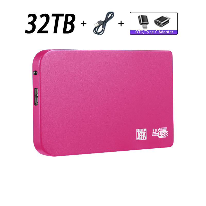 Thumbnail: Original High-speed 16TB Portable External Solid State Hard Drive USB3.0 Interfa