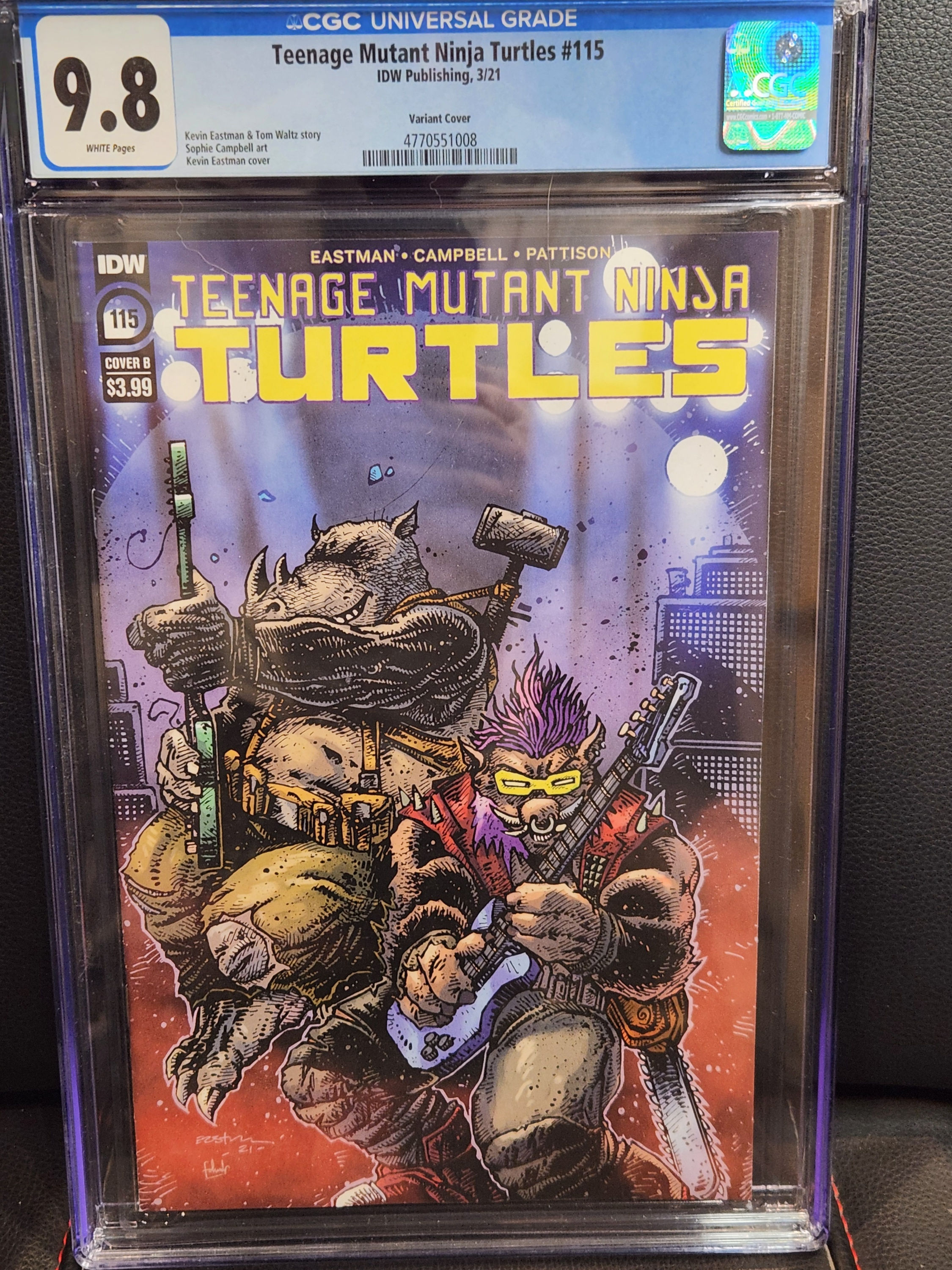 Teenage Mutant Ninja Turtles #115 CGC 9.8 (4770551008)