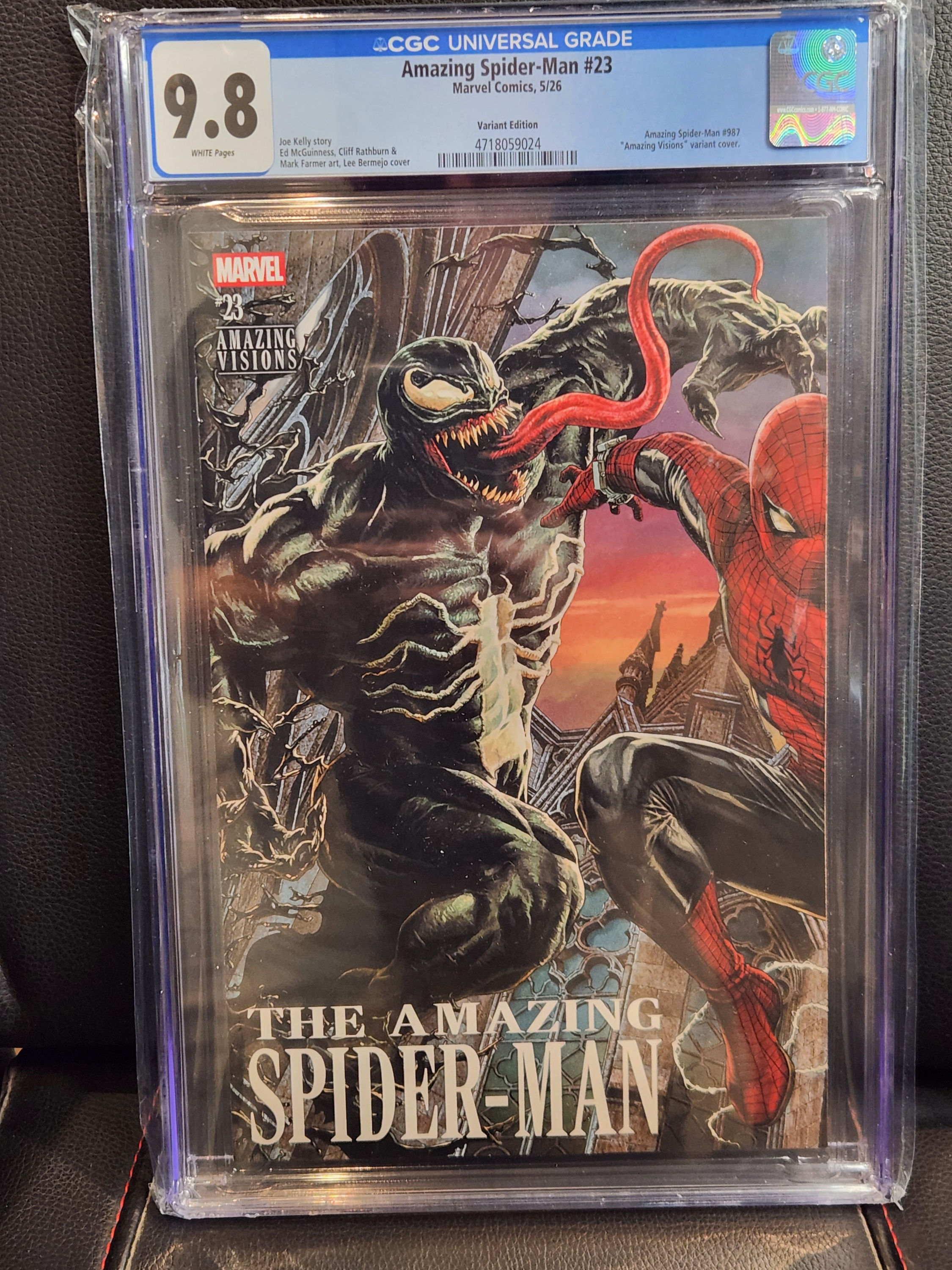 Amazing Spider-Man #23 CGC 9.8 (4718059024) Lee Bermejo cover
