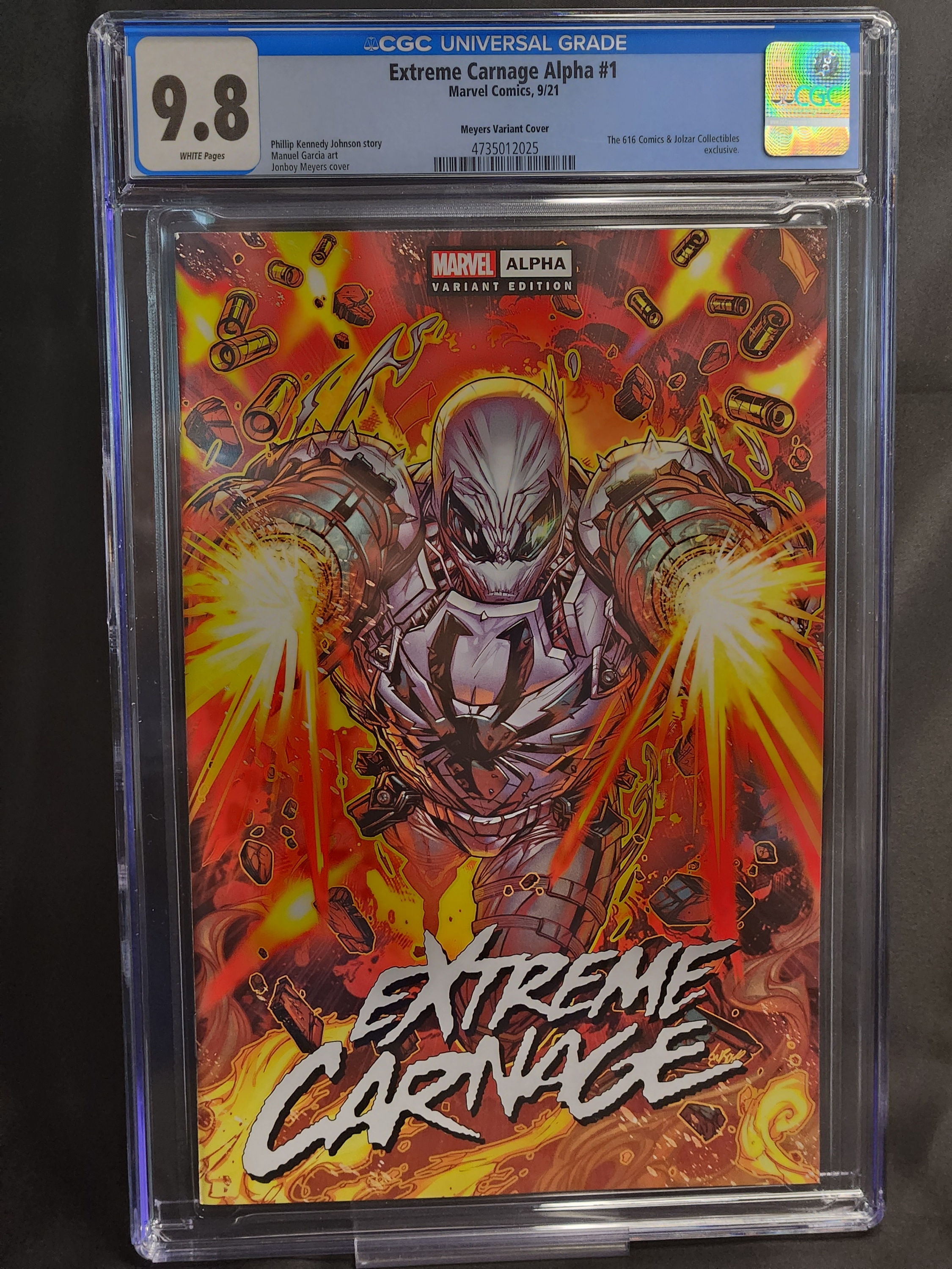 Extreme Carnage Alpha #1 CGC 9.8 (4735012025)