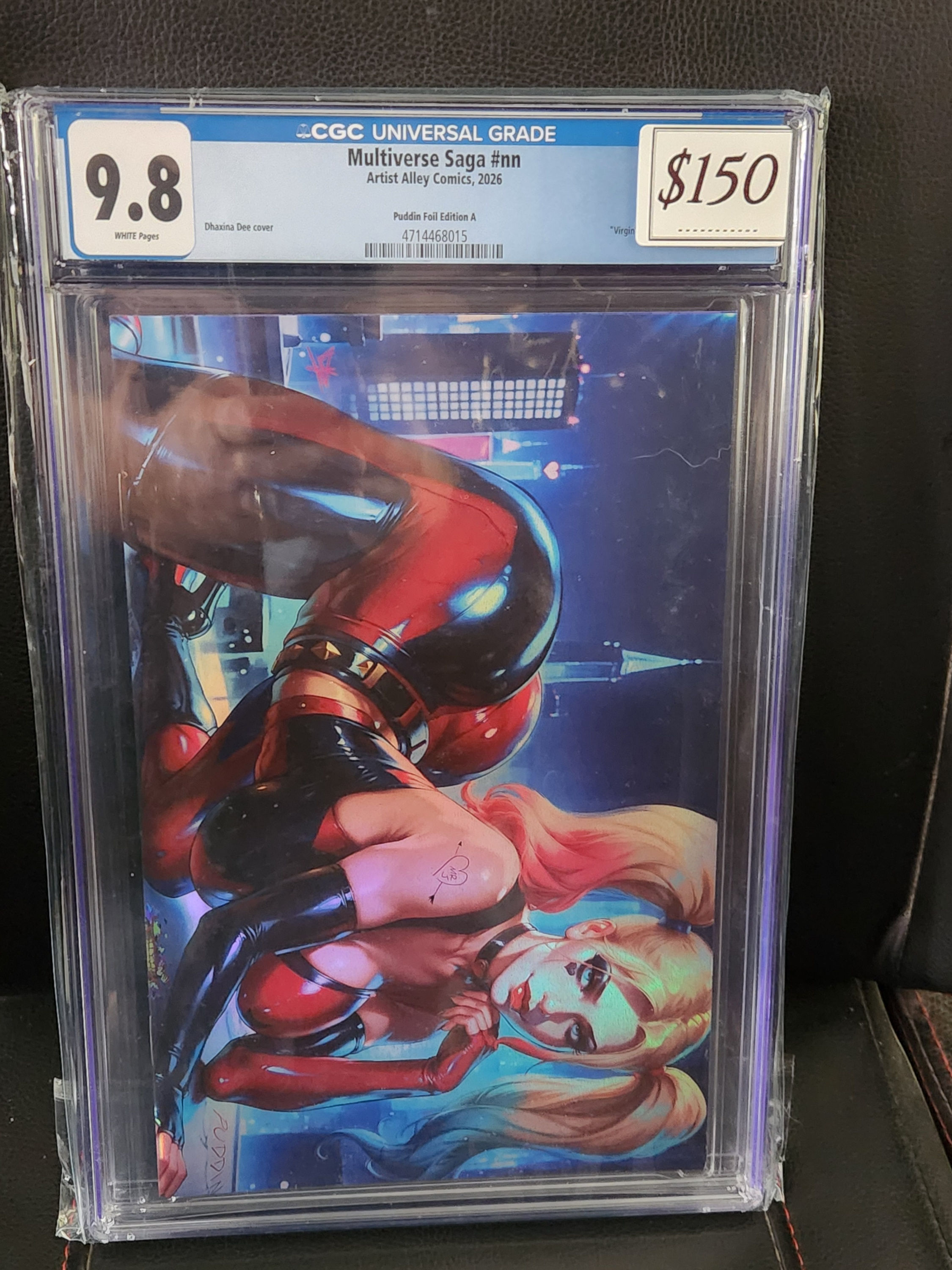Multiverse Saga CGC 9.8 (4714468015). White Pages. Puddin Foil Variant