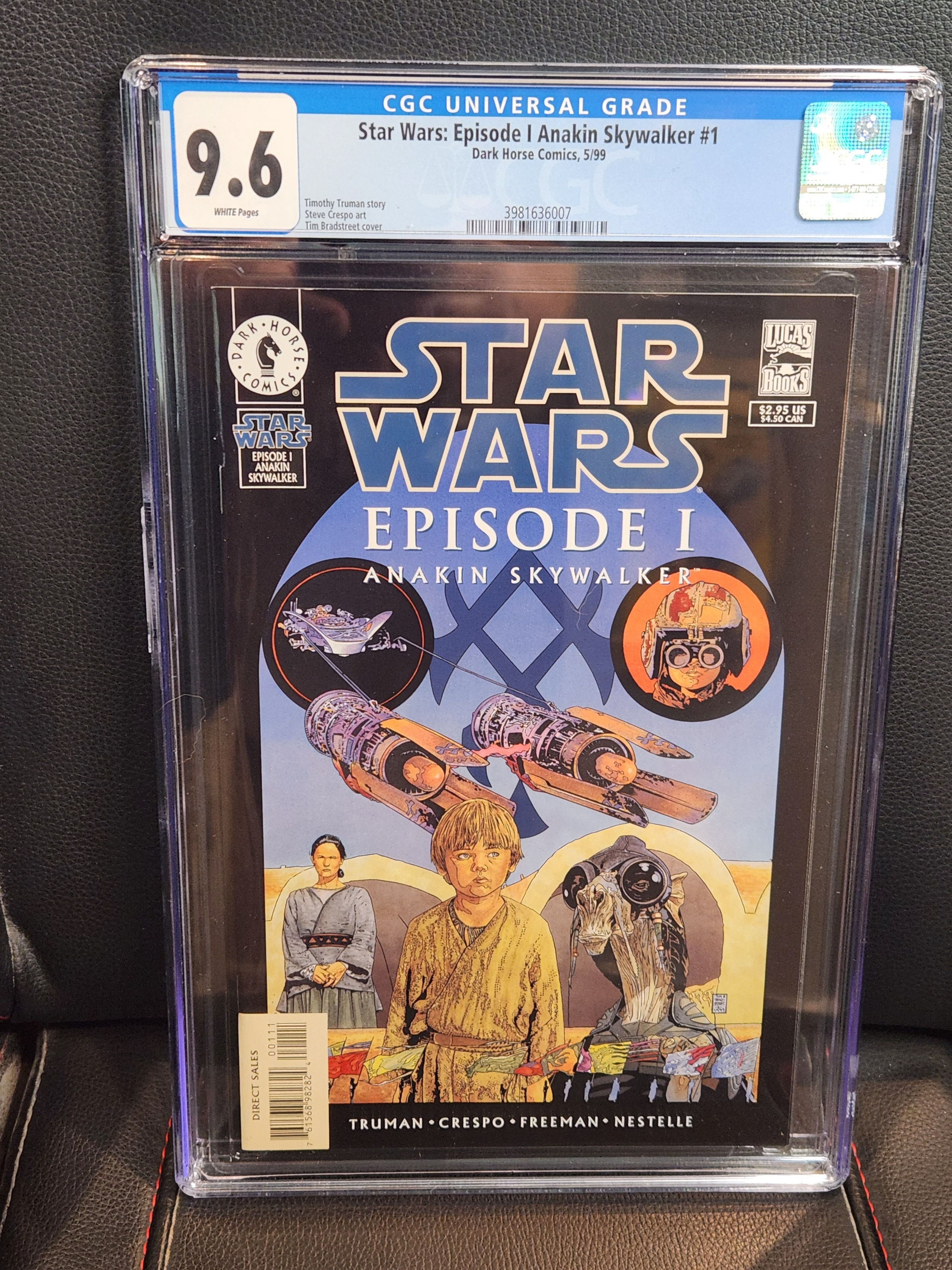 Star Wars: Episode I Anakin Skywalker #1 CGC 9.6 (3981636007)