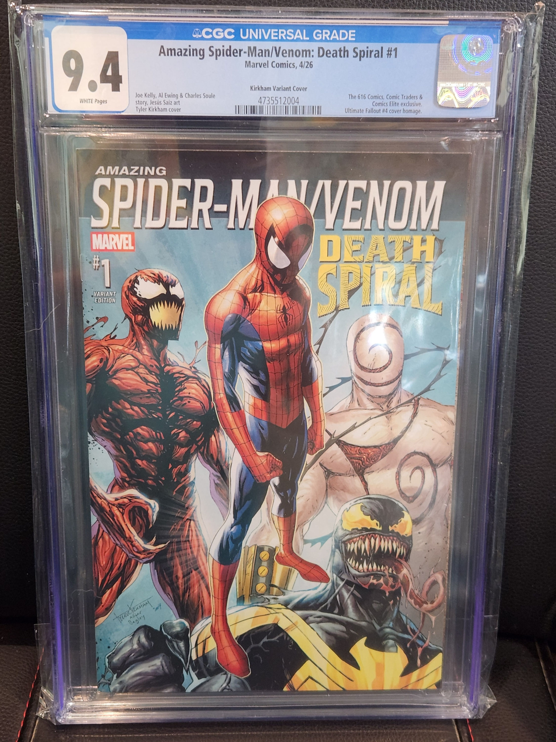 Amazing Spider-Man/Venom: Death Spiral #1 CGC 9.4 (4735512004)