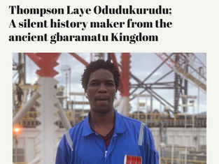 Thompson Laye Odudukurudu; A silent history maker from the ancient gbaramatu Kingdom
