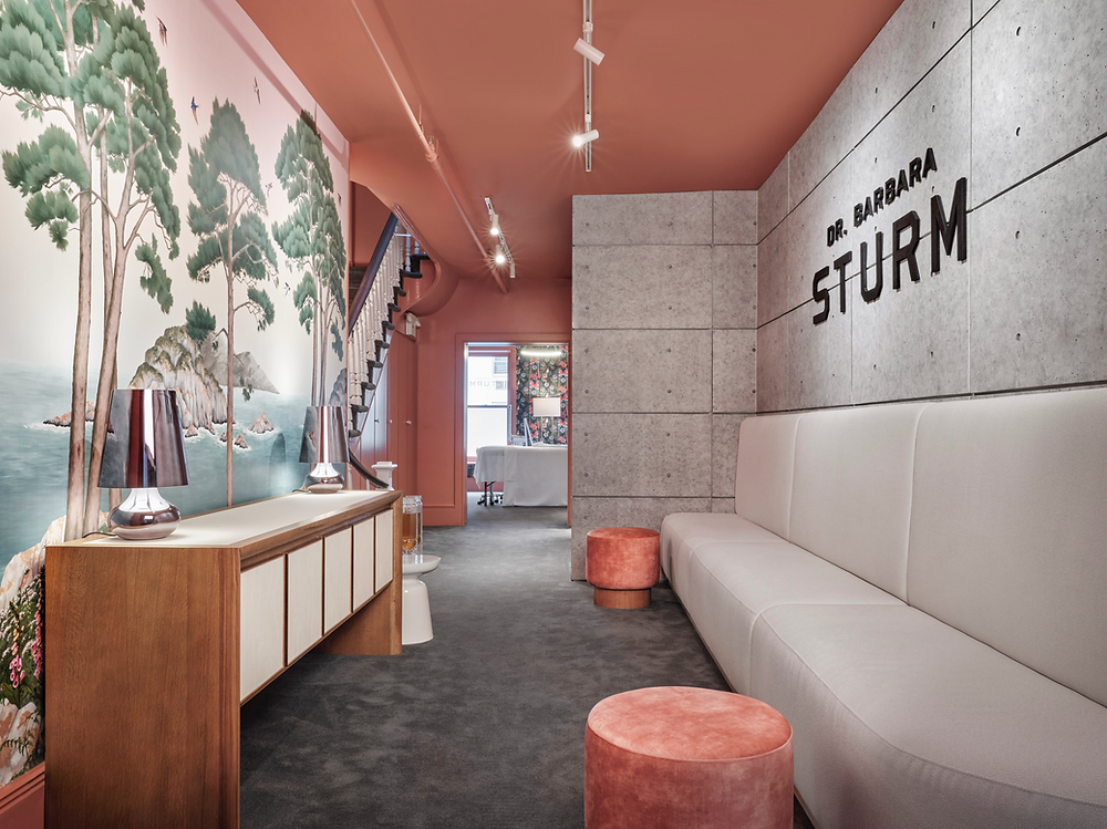 Dr. Barbara Sturm clinic waiting area