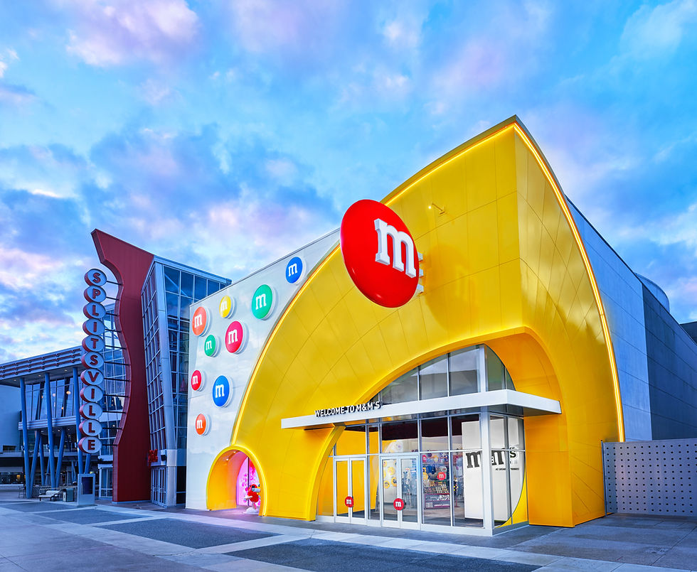 M&Ms, Mars, Disney Springs, Mall of America, Berlin Retail Photography
