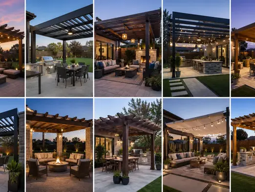 10 beautiful backyard pergola ideas for American homes