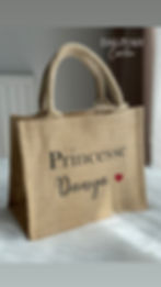 Sac en jute petit format 