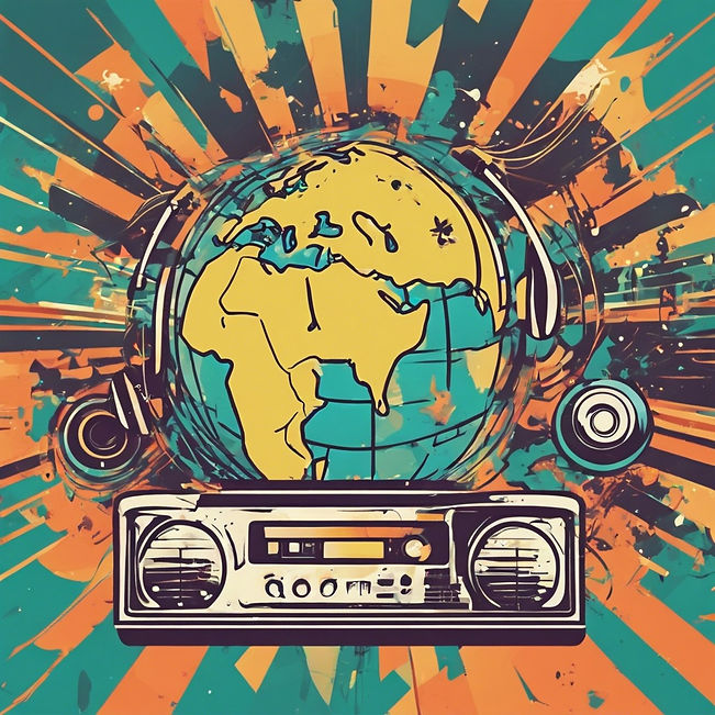global distribution and music background.jpg