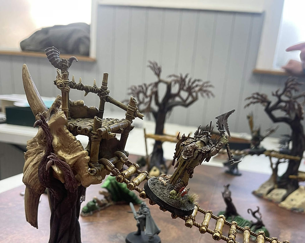 Incredible detail on display — the warbands at Warcry night are a sight to behold.