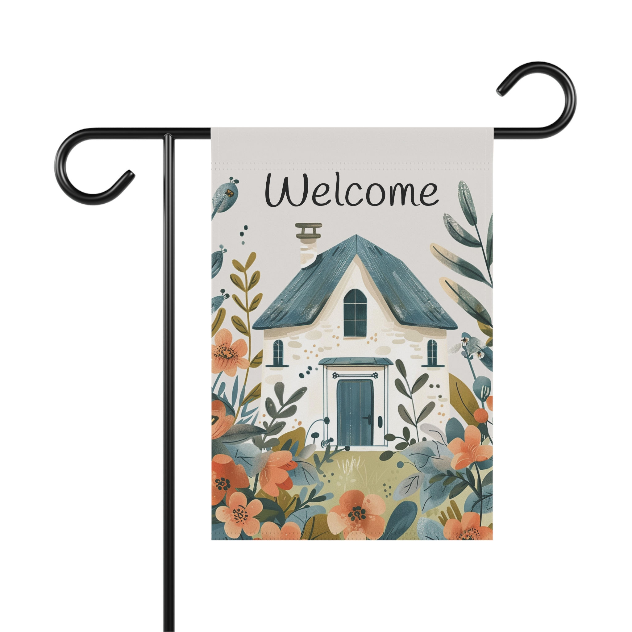 Decorative Garden & House Banner (Welcome) V.5