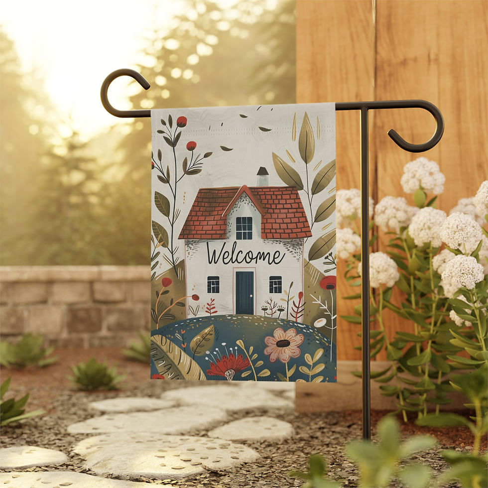 Thumbnail: Decorative Garden & House Banner (Welcome) V.4