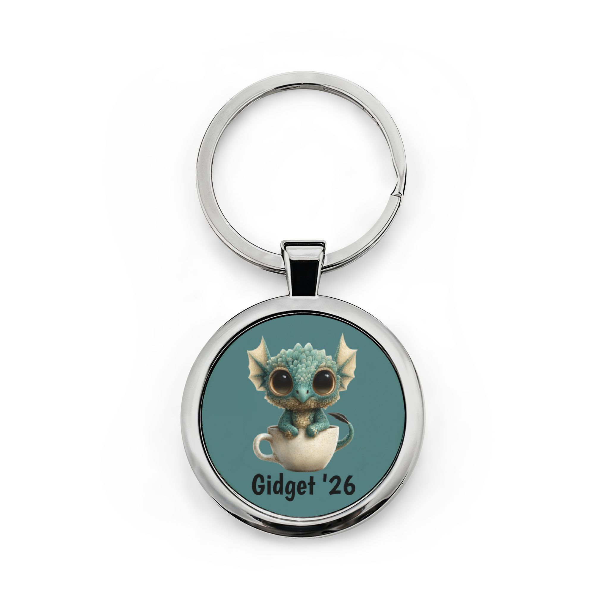 Gidget Round Keychain