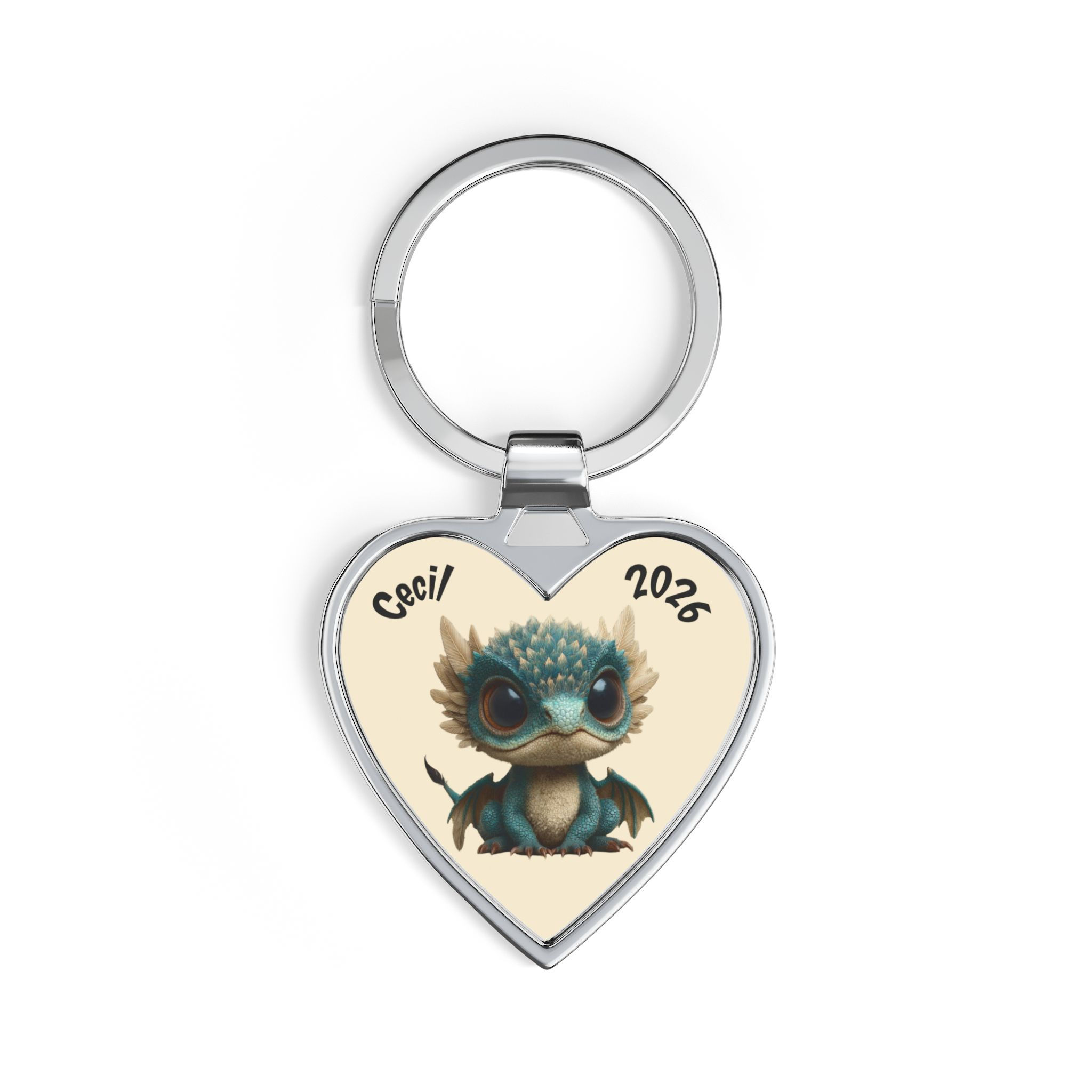 Cecil Heart Keychain