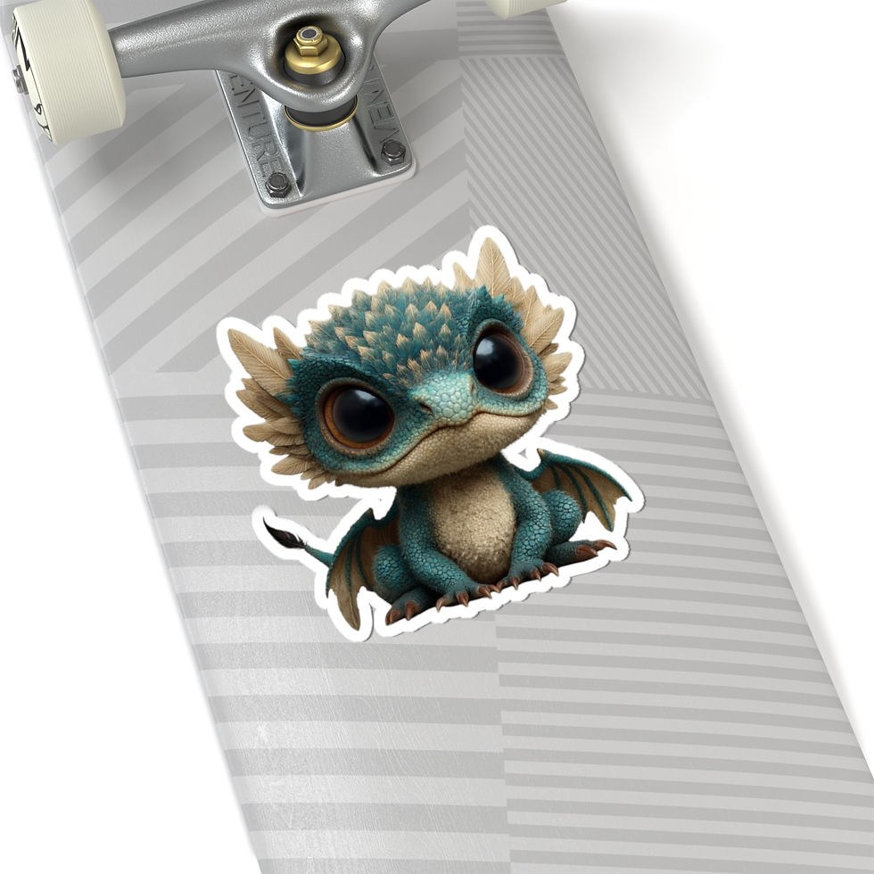 Thumbnail: Cecil Cutout Sticker With White Background