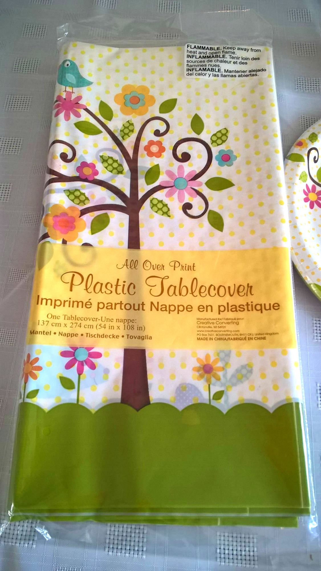 Happi Tree Plastic Table Cover