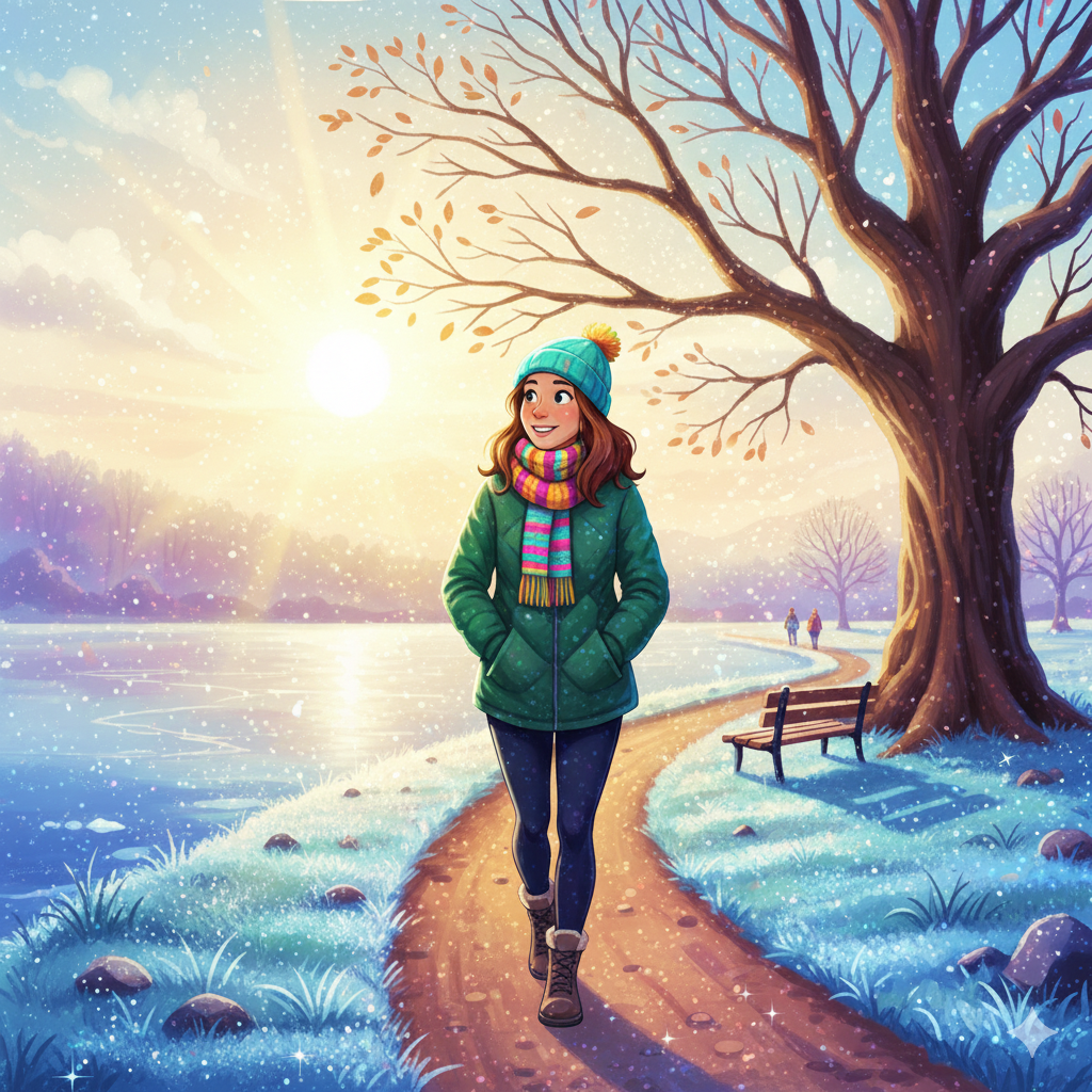 Felt absolutely amazing this morning — took a peaceful walk,