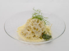 れんこんの冷製パスタ