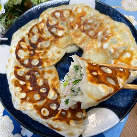 『包まないレンコン餃子』～農家による美味しい食卓