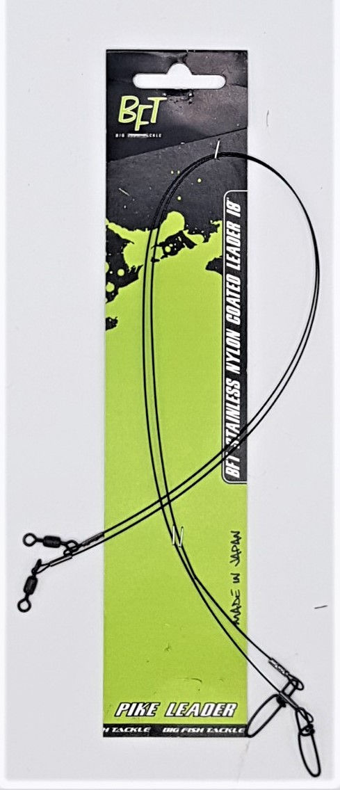 Thumbnail: BFT STAINLESS NYLON COATED PIKE LEADER