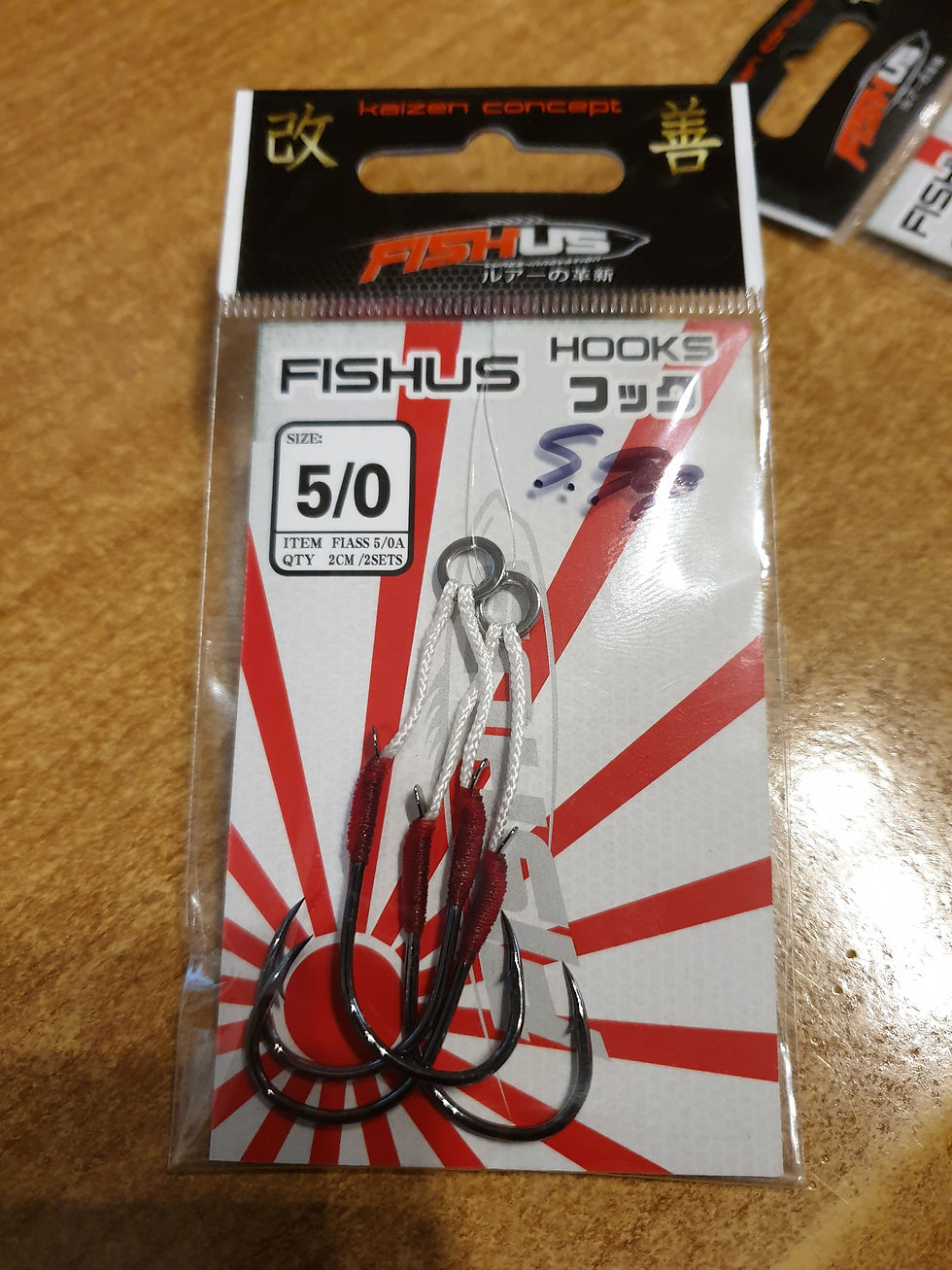 Thumbnail: FISHUS TWIN ASSIST SLOW HOOKS