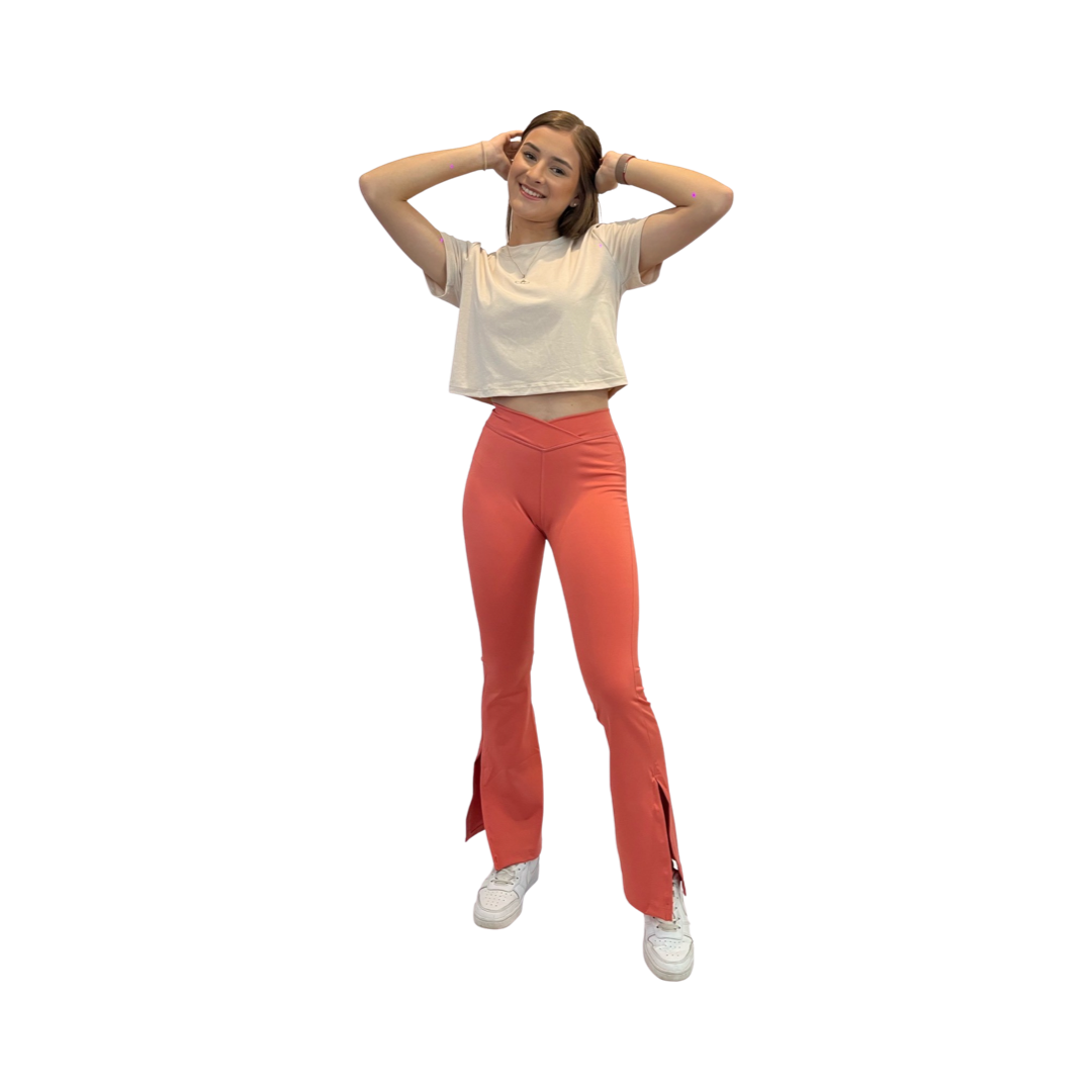 Leggins Clo bota campana con abertura 