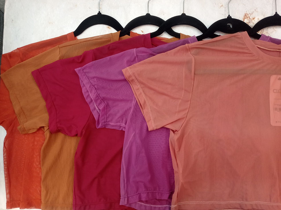 Miniatura: Blusa velo malla corta talla única 