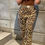 Miniatura: Pant con estampado animal print en tonos marrones